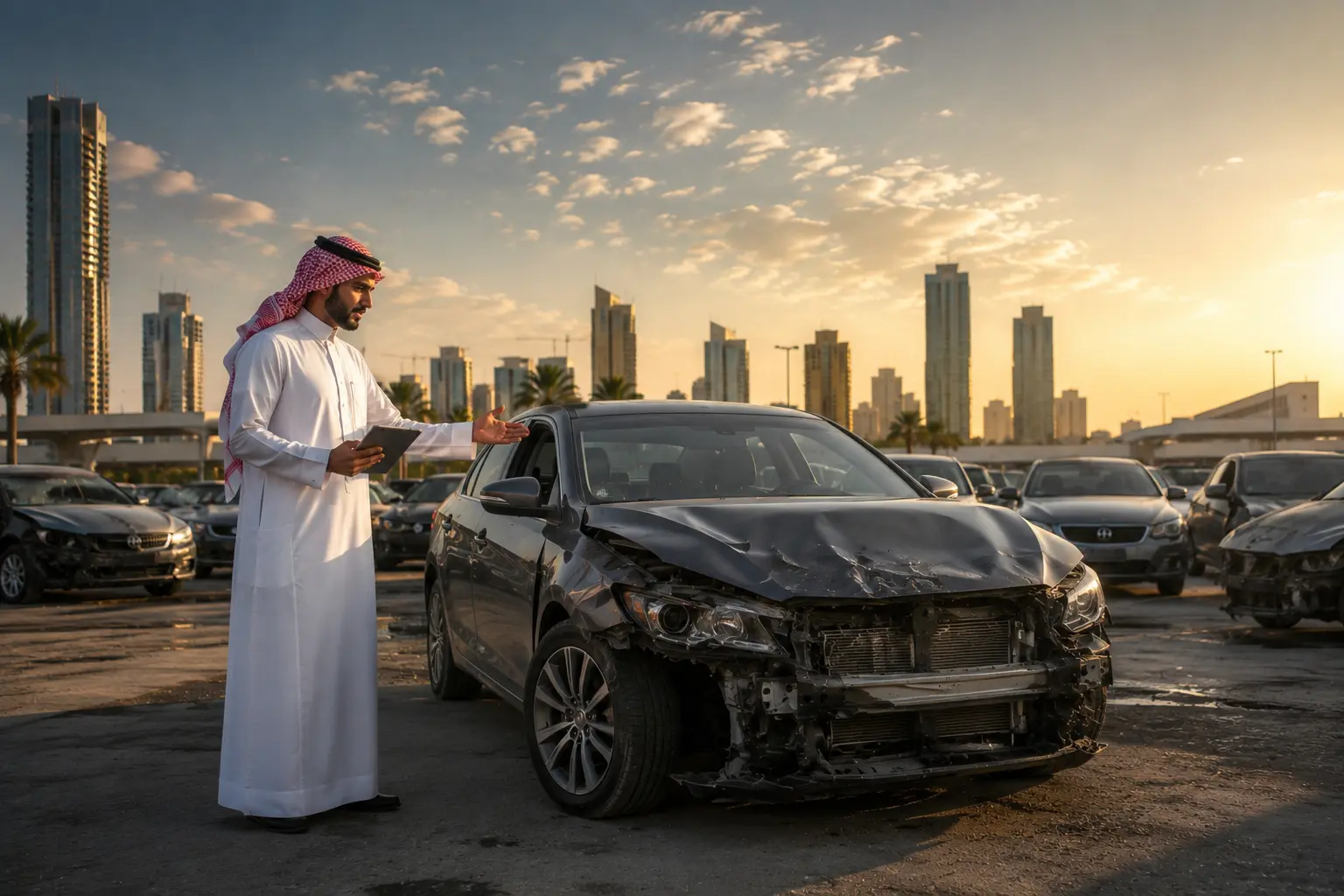 شراء سيارات مصدومة في جدة ومكة والطائف